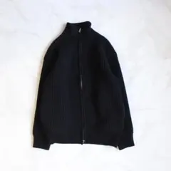 PORT BY ARK ドライバーズニット Fサイズ ウール ブラック