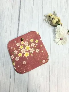 サニタリーポーチ サニタリーケース ミニポーチ 小物入れ ハンドメイド 桜柄