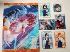 プロセカ　ビビバス　東雲彰人　白石杏　青柳冬弥　下敷き　ウエハース　カード