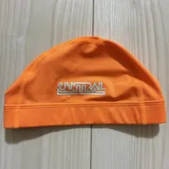 セントラルスポーツ 水泳帽 スイムキャップ オレンジ　Lサイズ