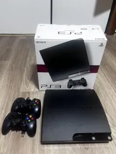 SONY PS3 本体 ブラック コントローラー2個付き
