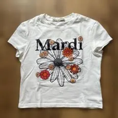 Mardi Mercredi 半袖 ミニTシャツ ホワイトのサムネイル