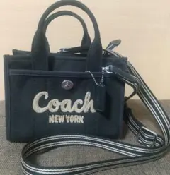 ≪メルカリ市限定≫COACH キャンバス カーゴトート ブラック