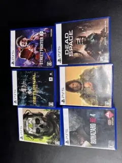 PS5 ゲーム 6本セット ストリートファイター デッドスペース 他