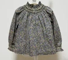 Bonpoint 4A リバティ　スモッキングブラウス