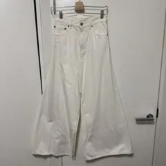 ホワイトデニム スカート ロング丈のサムネイル