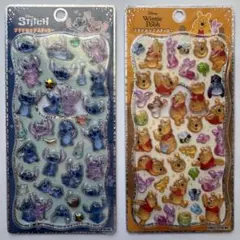 【最安値】プチドロ ディズニー新作 スティッチ プーさん 2枚セット