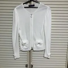 M'S GRACY ジップアップカーディガン ホワイト 40のサムネイル
