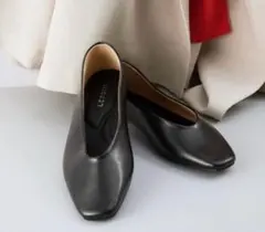 美品 LEPSIM ソフトクッションパンプス ブラック パンプス