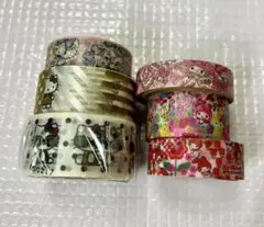 ハローキティ・マイメロディ マスキングテープ 6個セット