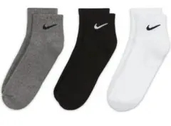 Nike Everyday ソックス 3色セット×3式 XL　アンクル丈