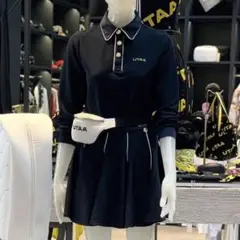 UTAA ユタ ゴルフ ウェア ポロシャツ スカート セットアップ レディース ゴルフ UTAA ユタ ウェア セットアップ トップス スカート 上下2