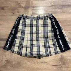 チェック柄ハーフパンツ 100cm