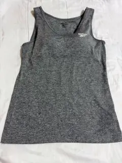 しまむら タンクトップ カップ付き Reebok グレー
