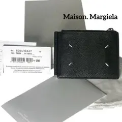 美品✨メゾンマルジェラ マネークリップ ウォレット 財布 ブラック 4ステッチ