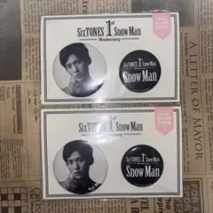 Snow Man 1st Anniversary 缶バッジセット　目黒蓮