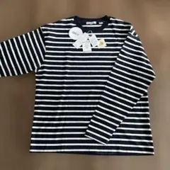 新品　長袖　ボーダー　Tシャツ　L L