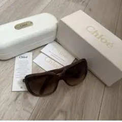 Chloé ブラウン サングラス ケース付き - メルカリ