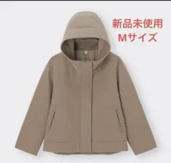 コージーメルトンショートフーディコート GU