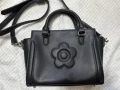 MARY QUANT マリークワント デイジー ミニバッグ 2way ブラック