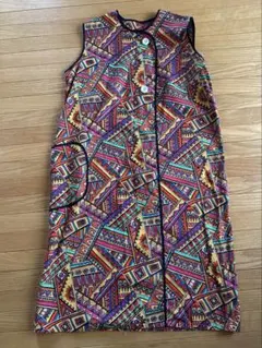 【レトロ古着】ワンピース　昭和40年代　ビンテージ　美品