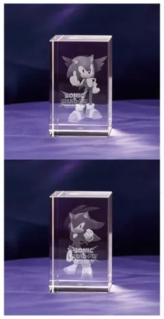 ソニック × シャドウ ジェネレーションズ 3Dクリスタル ソニック&シャドウ