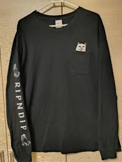 【人気】RIPNDIP リップンディップ ロンT ロードナーマル Lサイズ 黒のサムネイル