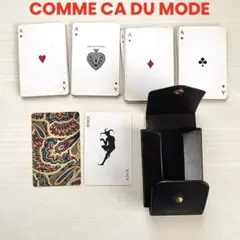 COMME CA DU MODE コムサデモード ペイズリー柄 トランプ - メルカリ