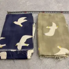 はぎれ　布　北欧柄　鳥　手芸　ハンドメイド　生地