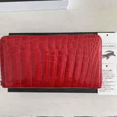 クロコダイル　長財布　レッドのサムネイル