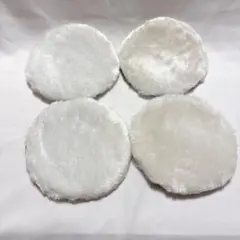 ポリッシャーバフ 羊毛バフ 125mm 4枚セット洗車 家具 研磨や仕上げ用