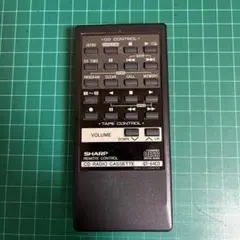 シャープ CDラジカセ リモコン QT-64CDのサムネイル