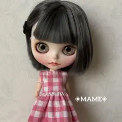 アイシードール❁︎カスタム❁︎首傾げ❁︎アウトフィット付き アイシードール ブライス 服 ドレス アウトフィット 1/6ドール