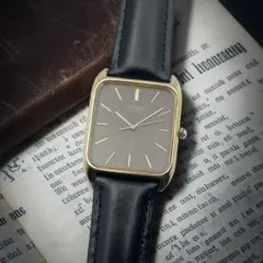 80s Vintage Seiko Chariot ブラック文字盤 タンク - メルカリ