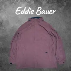 Eddie Bauer シェルジャケット バーガンディ XL テック Y2K
