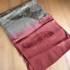 グラデーション帯揚げ 花模様