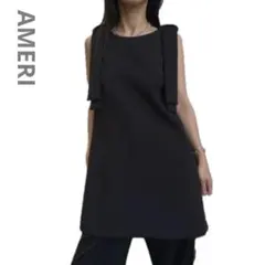 極美品 Ameri BONDING RIBBON VEST TOP ブラック F - メルカリ