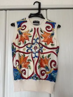DOLCE&GABBANA マヨリカ柄 長袖シャツ 15 38 - メルカリ