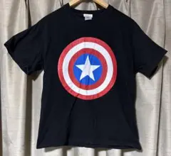 【公式】MARVEL キャプテン・アメリカ シールド Tシャツ M ヴィンテージ
