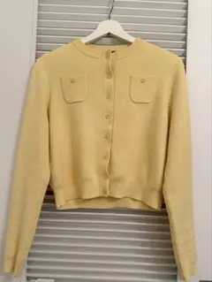 【最終価格】caban コットンカシミアクルーネックカーディガン