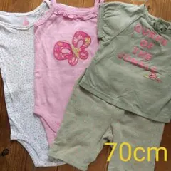 70cm女の子夏服まとめ売り3点