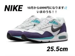 NIKE エアマックス クラシック ホワイト×パープル×ターコイズ ほぼ新品