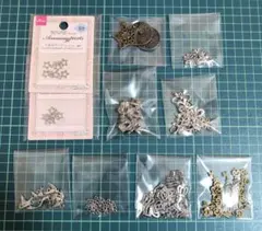 チャーム色々セット　(ツバメシルバー)