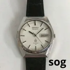 SEIKO セイコー タイプII ヴィンテージ クォーツ 腕時計 メンズ