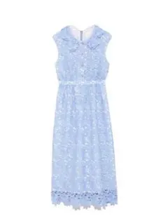 最終お値下げです　スナイデルSnidel ロングワンピース　ブルー