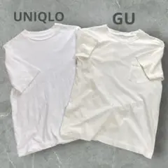ユニクロ　ジーユー半袖Tシャツ　カットソー　２枚セット　UNIQLO　GU