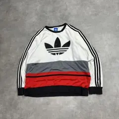 00's adidasアディダス　トレフォイルプリント　大きめサイズ　XL