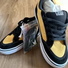 VANS 黒/黄色 スニーカー　22㎝