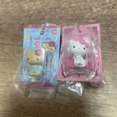 ハローキティ　パッケージミニチュアコレクション　日焼け　チャーミーキティ　2点