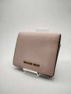 マイケルコースMICHAEL KORS ピンク 二つ折り財布
